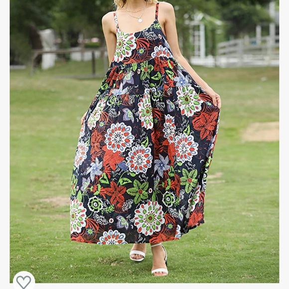 New✨Bohemian Dress 👗 size medium 8-10 - Picture 2 of 5